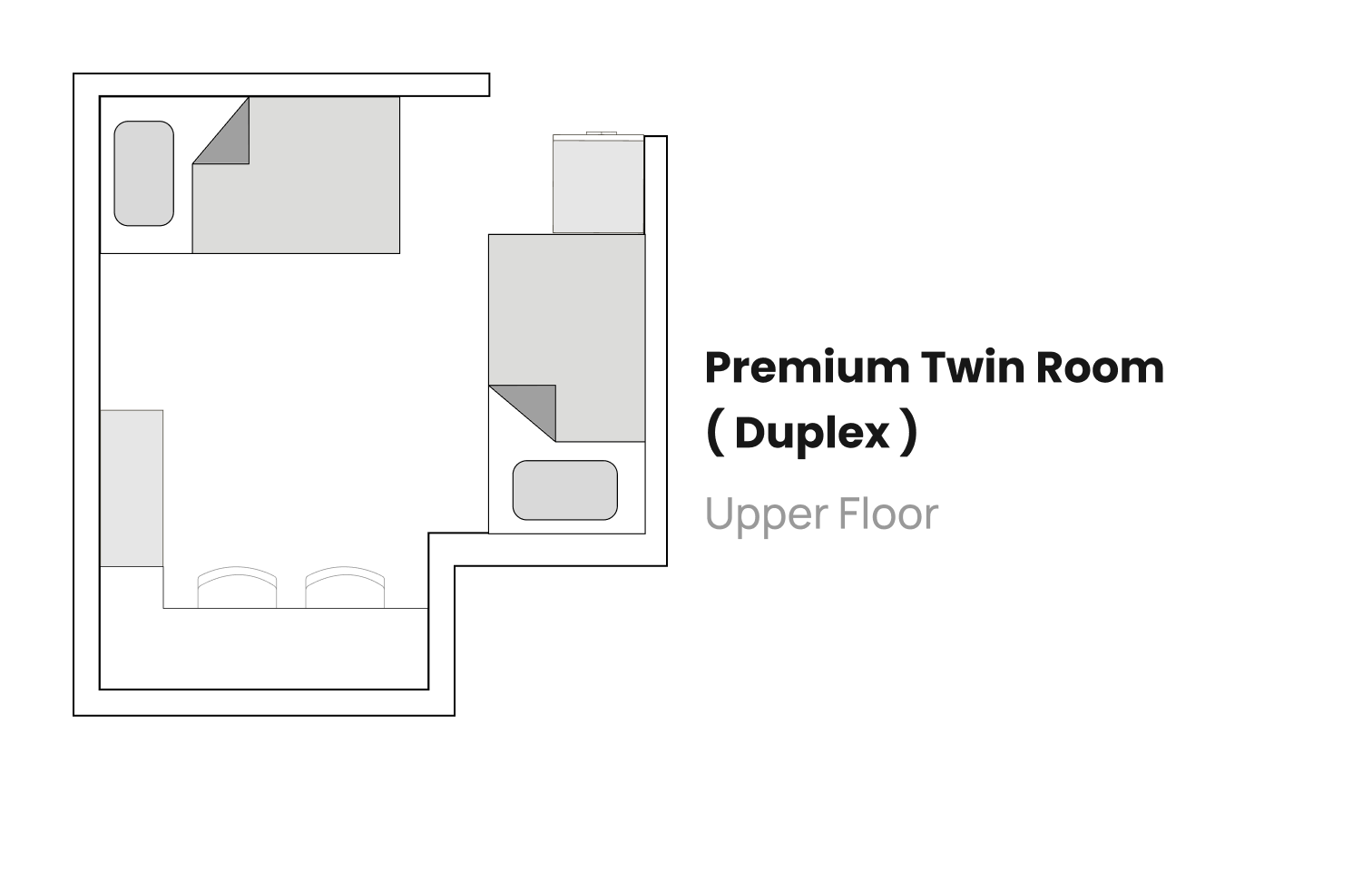 Premium Twin Room (Duplex) Image